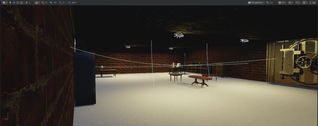 Vault 01 room — interior blockout