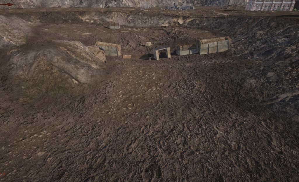 Battlefield trenches — crater defenses