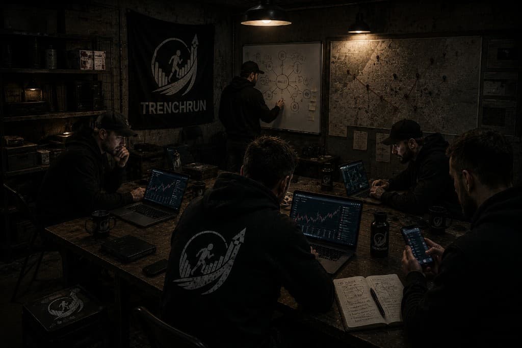 Trenchrun war room — wallet ops