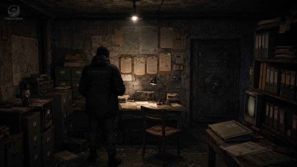 Archive RZ-7 — tactical briefing room